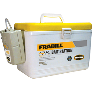 FRABILL BAIT BOX W/AERATOR, 8 QUART