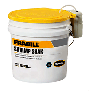 FRABILL SHRIMP SHAK BAIT HOLDER, 4.25 GALLONS W/AERATOR