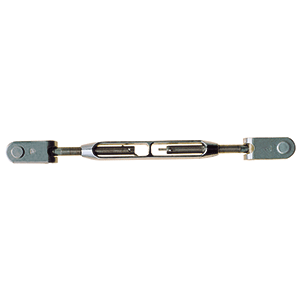 C SHERMAN JOHNSON T-STYLE JAW/JAW OPEN BODY TURNBUCKLE, 1/4-28 THREAD SIZE