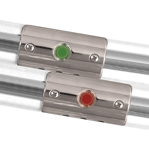TACO RUB RAIL MOUNTED NAVIGATION LIGHTS F/BOATS UP TO 30', PORT & STARBOARD INCLUDED