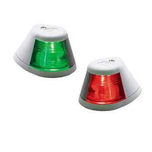 PERKO 12V SIDE LIGHTS, PAIR, HORIZONTAL MOUNT, WHITE