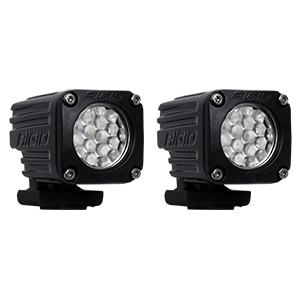 RIGID INDUSTRIES IGNITE SURFACE MOUNT DIFFUSED, PAIR, BLACK