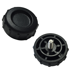 STANDARD HORIZON MOUNTING KNOB, BLACK ABS PLASTIC, SINGLE