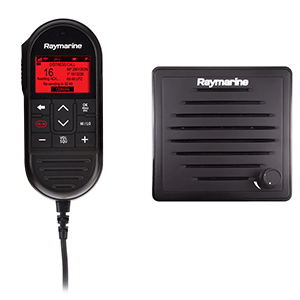 RAYMARINE RAY90 WIRED SECOND STATION KIT W/PASSIVE SPEAKER, RAYMIC WIRED HANDSET & RAYMIC EXTENSION CABLE, 10M