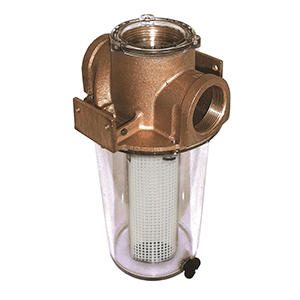 GROCO ARG-750 SERIES 3/4" RAW WATER STRAINER W/NON-METALLIC PLASTIC BASKET