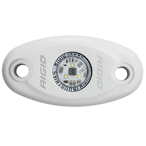 RIGID INDUSTRIES A-SERIES WHITE LOW POWER LED LIGHT, SINGLE, NATURAL WHITE