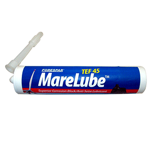FORESPAR MARELUBE TEF45 MAX PTFE HEAVY LOAD LUBRICANT CAULK TUBE, 12 OZ.