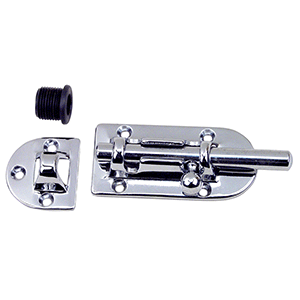 PERKO CHROME BARREL BOLT, 4"