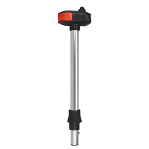 PERKO REMOVABLE BI-COLOR POLE & UTILITY LIGHT 12", BLACK