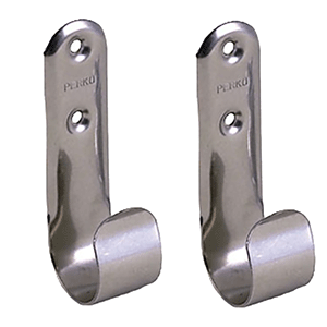 PERKO STAINLESS STEEL BOAT HOOK HOLDERS, PAIR