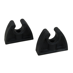 PERKO POLE STORAGE CLIPS, BLACK, PAIR