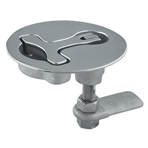 TACO LATCH-TITE LIFTING HANDLE, 3" ROUND, STAINLESS STEEL