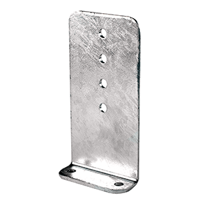 CE SMITH VERTICAL 90-DEG BUNK BRACKET, 5" X 10", ALUMINUM