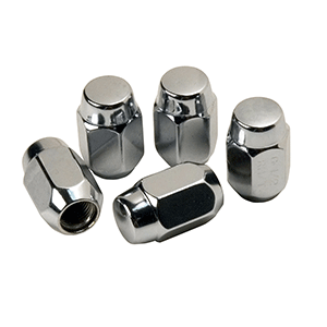 CE SMITH CHROME ACORN WHEEL NUTS, 1/2"-20