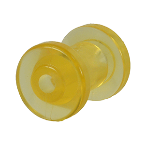 CE SMITH BOW ROLLER, YELLOW PVC, 3" X 1/2" ID