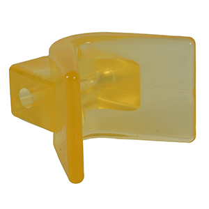 CE SMITH Y-STOP 3" X 3", 1/2" ID YELLOW PVC