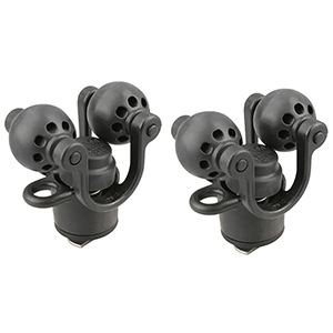 RAM MOUNT 2-PACK RAM ROLLER-BALL PADDLE & ACCESSORY HOLDER