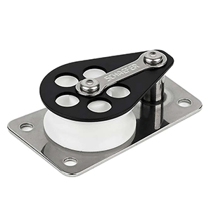 SCHAEFER SERIES 3 FLAT BASE/ALUM CHEEK/DELRIN SHEAVE