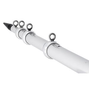 TIGRESS XD TELESCOPING ALUMINUM OUTRIGGER POLES, 15', 1-1/8" OD SILVER
