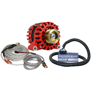 BALMAR ALTERNATOR VORTEC K6 SERPENTINE PULLEY REGULATOR & TEMP SENSOR, 170A, 12V