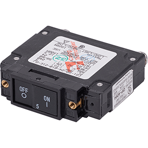 BLUE SEA 7454 UL-489 CIRCUIT BREAKER, 5A FLAT ROCKER