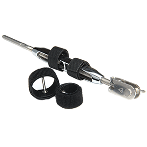 C SHERMAN JOHNSON WRAP PINS HOOK & LOOP PIN LOCKING DEVICES F/OPEN BODY TURNBUCKLES 1/4", 2-PACK