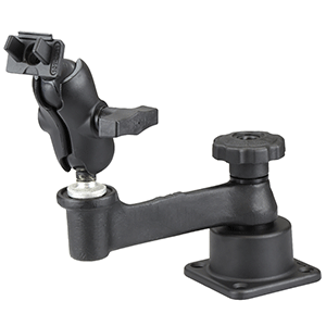 RAM MOUNT HORIZONTAL SWING ARM MOUNT F/LOWRANCE ELITE-5 SERIES