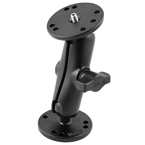 RAM MOUNT DOUBLE BALL MOUNT W/1/4"-20 MALE THREAD