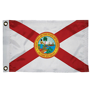 TAYLOR MADE FLORIDA NYLON FLAG 12" X 18"
