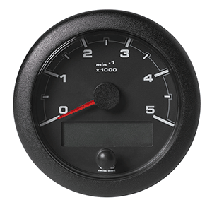 VERATRON 3-3/8" (85MM) OCEANLINK NMEA 2000 TACHOMETER, 5000 RPM, BLACK DIAL & BEZEL