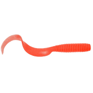 BERKLEY GULP! 6" GRUB, SALMON RED