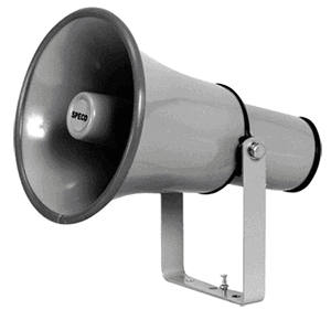 SPECO 8.5" WEATHERPROOF PA SPEAKER W/TRANSFORMER