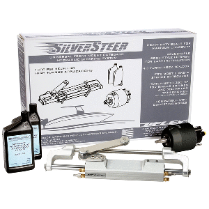 UFLEX SILVERSTEER FRONT MOUNT OUTBOARD HYDRAULIC STEERING SYSTEM W/ UC130-SVS-1 CYLINDER