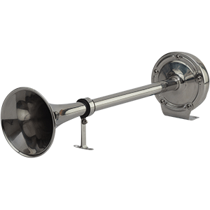 SEA DOG MAXBLAST STAINLESS STEEL TRUMPET 12V HORN, SINGLE
