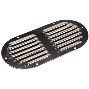 SEA DOG STAINLESS STEEL LOUVERED VENT, OVAL, 9-1/8" X 4-5/8"