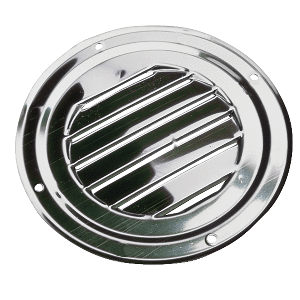 SEA DOG STAINLESS STEEL ROUND LOUVERED VENT, 4"
