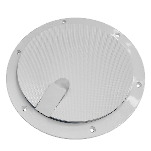 SEA DOG POP-OUT TEXTURED DECK PLATE, WHITE, 6"