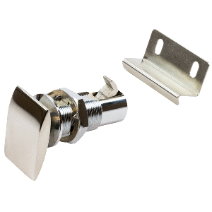 SEA DOG PUSH BUTTON CABINET LATCH, RECTANGULAR