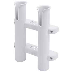 SEA DOG TWO POLE SIDE MOUNT ROD STORAGE RACK, WHITE