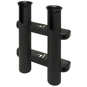 SEA DOG TWO POLE SIDE MOUNT ROD STORAGE RACK, BLACK