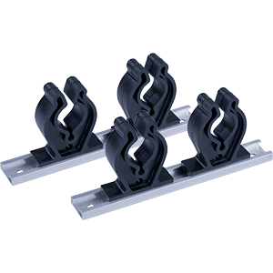 SEA DOG TRACK ROD HOLDER, 7" TRACKS, 4 ROD CLIPS