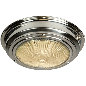 SEA DOG STAINLESS STEEL DOME LIGHT, 5" LENS