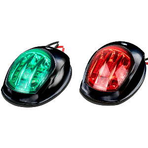 SEA DOG BLACK LED NAVIGATION LIGHTS, PORT & STARBOARD