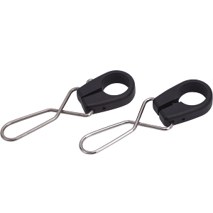 SEA DOG NYLON FLAGPOLE PENNANT MOUNTS & STAINLESS CLIPS, PAIR