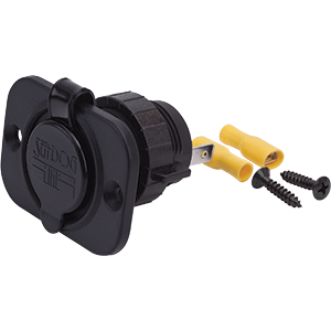 SEA DOG ROUND POWER SOCKET, 12V