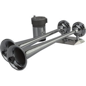SEA DOG MAXBLAST AIR HORN, DUAL TRUMPET