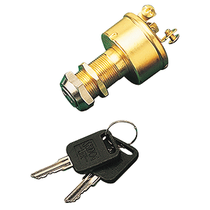 SEA DOG BRASS 3-POSITION KEY IGNITION SWITCH