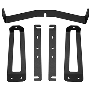 RIGID INDUSTRIES 2018+ FORD F-150 HIDDEN GRILLE MOUNT F/6" LIGHTBAR, BLACK