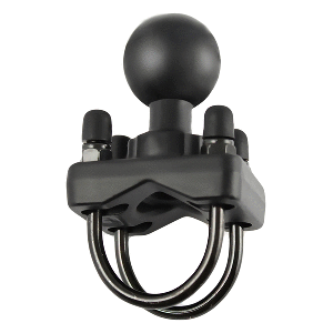 RAM MOUNT DOUBLE U-BOLT BALL BASE F/1.25", 1.5" RAILS