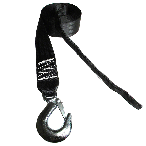 ROD SAVER WINCH STRAP REPLACEMENT W/TAIL, 16'
